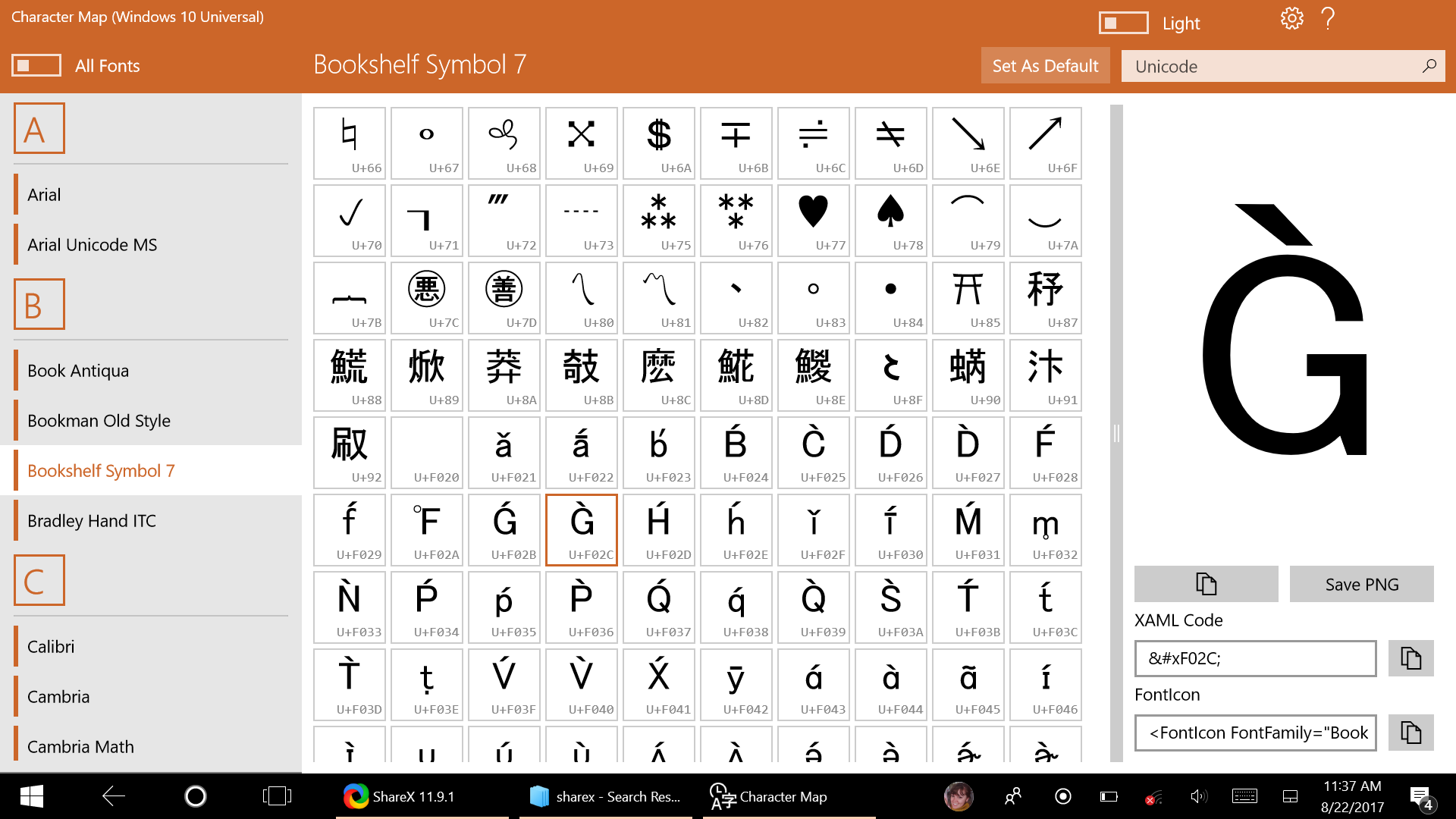 character map windows 10 free download